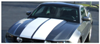 2010-12 Mustang Lemans Racing Stripes - Tapered - Glass Roof - High Wing - No Scoop